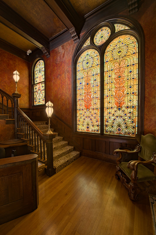 Patsy Clark Mansion stairs